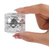 Cinece Cream Case, Subdivided Containers, 6 Pieces, Labels, Clear, Cosmetics, Gel, Refill, Storage, Cute, Travel, Portable, Transparent, (Silver)