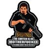 PatchOps All American Gunner Badasses PVC Tactical Morale Uniform Patch (Tanto Switch)