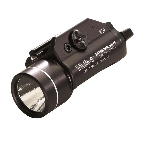 Streamlight 69110 TLR-1 300-Lumen Weapon Mounted Light with Rail Locating Keys for Glock Style, 1913 Picatinny, S&W 99/TSW, and Beretta 90two, Black