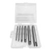 DEWIN Tap Extractor, Steel Broken Head Taps Remover Stripped Screw Tap Extractor Set Bolt Extractor Set(6Pcs/Set)