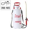 Compact Garden Pump Sprayer with Brass Wand and User-Friendly Design - 2 Gallons