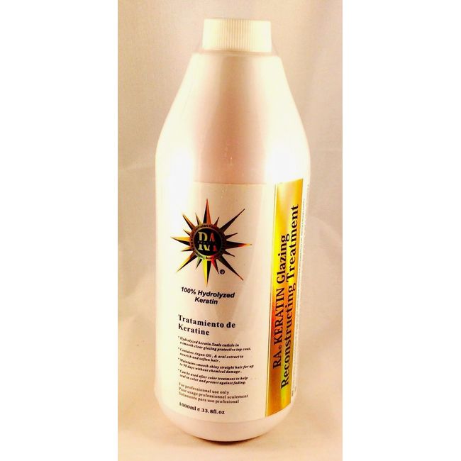 RA KERATIN 5% BRAZILLIAN BLOWOUT TREATMENT 33.8OZ.  FOR PROFESSIONALS USE ONLY !