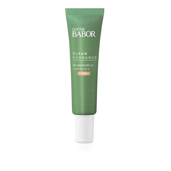 DOCTOR BABOR CLEANFORMANCE BB Cream SPF 20, getönte Creme mit Lichtschutz, mittlere Deckkraft, für einen ebenmäßigen Teint, Vegane Formel, 1 x 30 ml