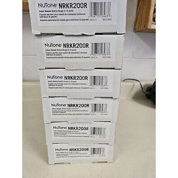 NuTone NRKR200R Indoor Remote Station Rough-In 5-Pack