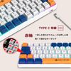 Wired Mechanical Keyboard, Red Axis, Gaming Keyboard, Numeric Keyboard, RGB Backlight, MacOS, Windows, iOS, Android Compatible, English Sequence, 60% Compact, Type C, USB Connection, Waterproof, 19