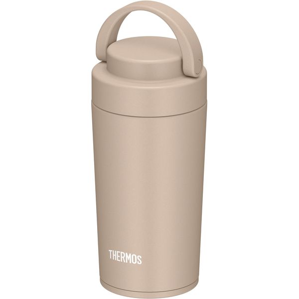 Thermos JOV-320 CL Water Bottle, Vacuum Insulated Portable Tumbler, Includes Carrying Handle, 11.4 fl oz (320 ml), Cafe Latte