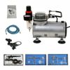 3 Airbrush Kit Patterns 1/5 HP Air Compressor Dual-Action Painting Art