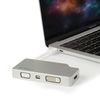 StarTech.com Aluminium Reise A/V Adapter 4-in-1 USB-C auf VGA, DVI, HDMI oder mDP - USB Type-C Adapter - 4K