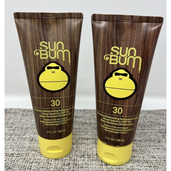 2X Sun Bum Premium Moisturizing Sunscreen Lotion SPF30 Total 6 Fl. Oz.  F103