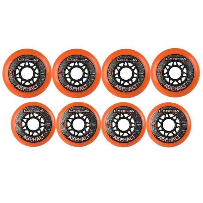 LABEDA WHEELS Roller Hockey GRIPPER ASPHALT HILO 4-76mm Wheels/4-80mm Wheels