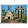 Sweet Dixie Metal Cutting Dies Tepee with Cacti and Rocks
