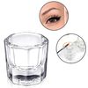 Glamified 2 pcs Eyebrow Eyelash Mixing Dappen Dish 1x Free Tint lash Brush