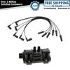 Ignition Coil Pack & Spark Plug Wire Kit Set for GM Truck Van New