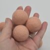 100% Wool Felt Balls - 3cm - 10 Count - Light Peach Pink