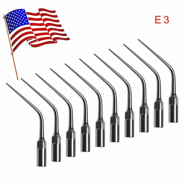 10X E3 Ultrasonic Dental Scaler Endo Tip EMS Compatible FDA