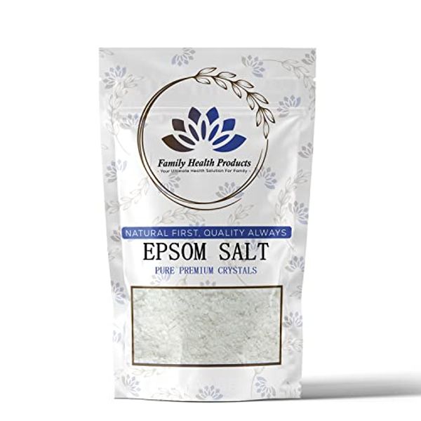 Epsom Salt Magnesium Sulfate Pure Organic USP Grade Bulk Bath Salt Rub Plants