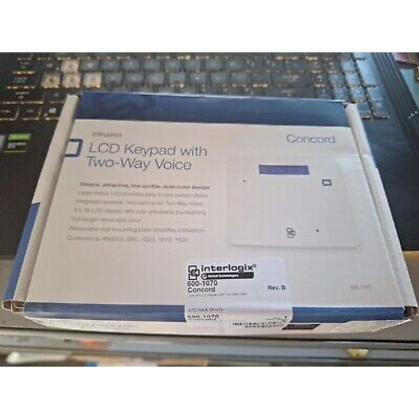 Interlogix Concord LCD Keypad with Two-Way Voice 600-1070