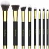 EmaxDesign 8 Pieces Professional Makeup Brush Set, Cosmetics Brush Tools GOLD