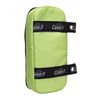 Case-it The Pouch Zippered Pencil Case with Grommets, Lime Green/Blue