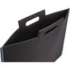 ITOYA Midtown Large Format Artwork Carrier Bag, 14x21, Black/Blue