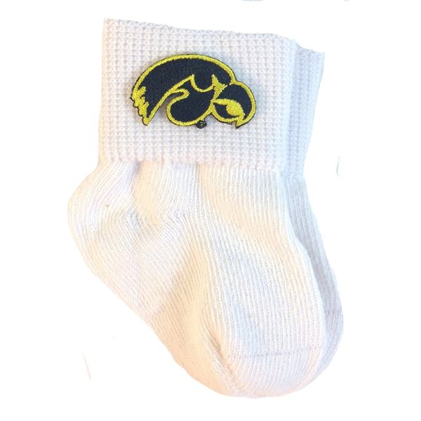 Future Tailgater Iowa Hawkeyes Baby Socks (9-18 Months)