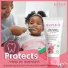 BOTAO Fluoride Free Baby Toothpaste | Natural Toddler Toothpaste | Strawberry Flavored - Organic Training Toothpaste for Toddlers | EWG Verified, Vegan, SLS Free, Safe to Swallow, Aloe Vera -1.7Oz