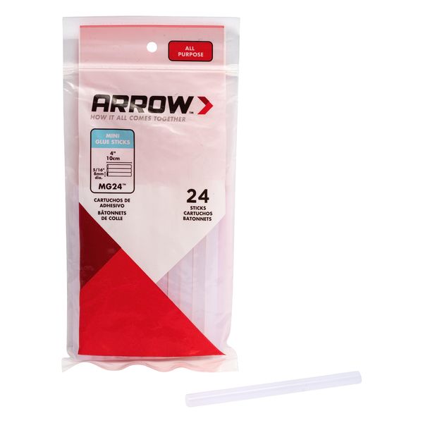 Arrow Mg24 Mini Glue Sticks 4In (Pack 24)