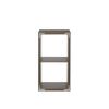Linon Lane Two Cubby Open Back Storage Cabinet in Gray Wood