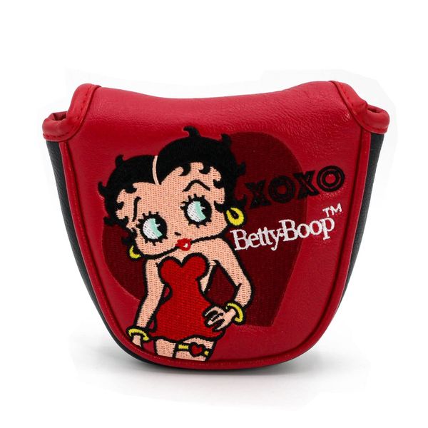 Hokushin Trading Betty Chan Betty Boop Headcover Putter Cover (MLT) OHC00015 Red