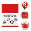 NEBURORA 120 Sheets Red Tissue Paper 35 x 50 cm Christmas Red Wrapping Tissue Paper Bulk Red Wrap Paper Sheets for Gift Bags Packaging Floral Filler Crafts Birthday Wedding Valentine's Decor(Red)