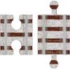 Wooden Train Track - Adapter Pair - Made in USA