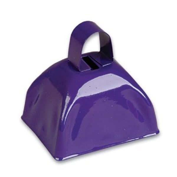 Adventure Planet 3-inch Purple Metal Cow Bell (Bulk Pack of 12 Bells)