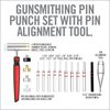 Real Avid Hammer & Roll Pin Punch Set - Gunsmithing Tools Set (AVHPS-RP)