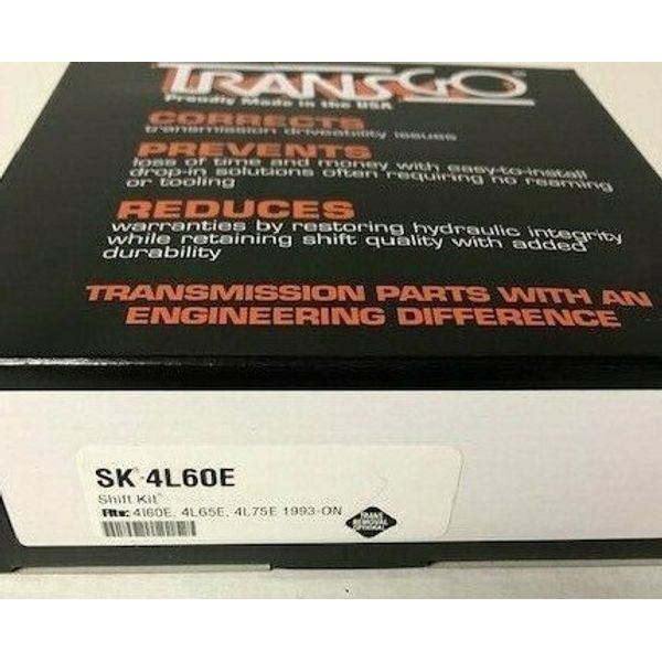 SK 4L60E 4L65E Transgo (SK4L60E) Shift Kit Code 1870 P1870 w/all latest updates