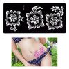 glaryyears 7 Sheets Flower Pendant Henna Tattoo Stencil Temporary Hollow DIY Drawing Body Makeup