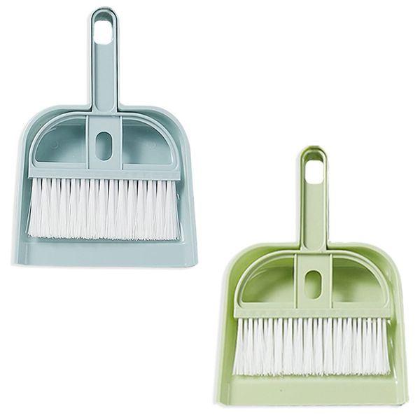 LEISURE CLUB Mini Broom, Tabletop Broom with Chilitori Set, Broom Dustpan Set, Hand Broom Brush, Indoor/Outdoor, Entryway, Car, Easy to Clean, Broom, Mini Broom, Tabletop Broom, Small Broom, Desktop