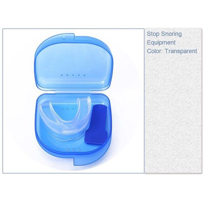 Anti Snore Mouthpiece tray Snoring Solution Night Sleep aid Anti-snoring Device