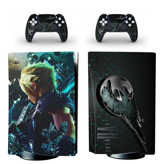 Final Fantasy 7 Remake PS4 Skin Sticker Decal for Sony PlayStation 4  Console and 2 controller