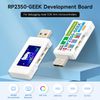 Waveshare RP2350-GEEK Development Board, Based On RP2350 Microcontroller, with 1.14inch 65K Color LCD, USB Debugging Downloader, with White Plastic Case