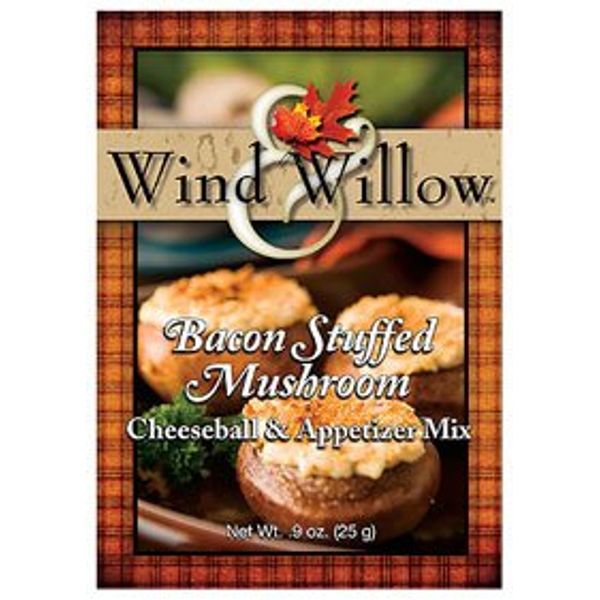 Wind & Willow Bacon Stuffed Mushroom Cheeseball & Appetizer Mix by Wind & Willow