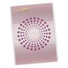 CraftStar Concentric Circles Stencil - A5 Size - Modern Geometric Design Craft Template