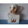 Brindle Staffie Fine China Windsor Mug - Modern Design