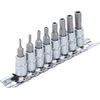 BGS 5156 | Bit Socket Set | 6.3 mm (1/4") Drive | Internal Hexagon Tamperproof 2 - 7 mm | 8 pcs.