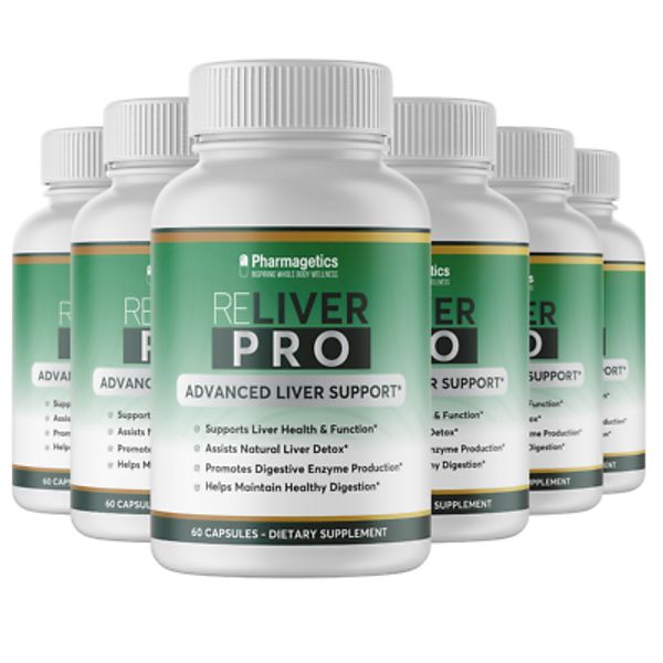 ReLiver Pro- Advanced Liver Support- 6 Bottles 360 Capsules