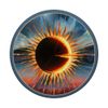 Celestial Skies Graphic Design Planets, Moons and Sun PopSockets Standard PopGrip