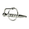 Stainless Steel Through-Hole Sounding Sounds Plug Man Enhancer Dilator with Ring