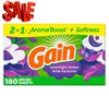 Gain Fabric Softener Dryer Sheets, Moonlight Breeze, 180 Count