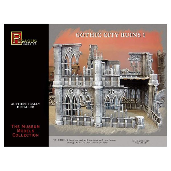 Pegasus Hobbies Gothic City Building Ruins Set 1