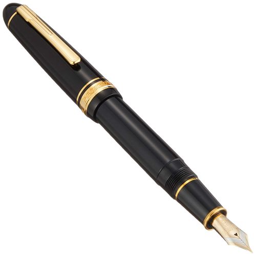Platinum Fountain Pen, President, Black, Medium Point, PTB-20000P#1-3