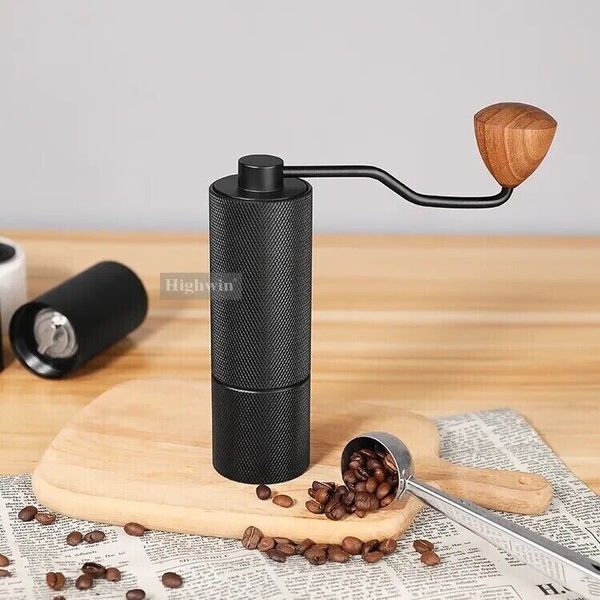 5-STAR Manual Coffee Bean Grinder Handy Stainless Steel Burr Portable Travel 20g